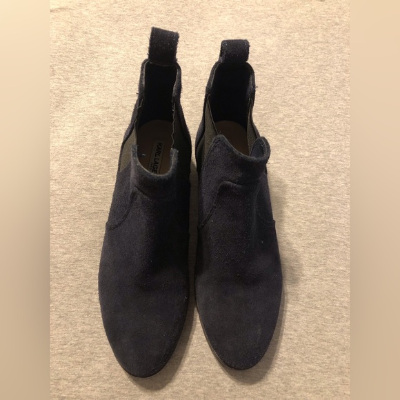 Karl lagerfeld Navy blue womens ankle boots 8.5” - Picture 14 of 15